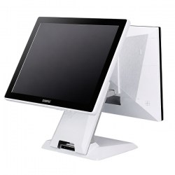 Sam4s_SAPPHIRE POS-моноблок з додатковим монітором, 15 дюймів, CPU J6412, White